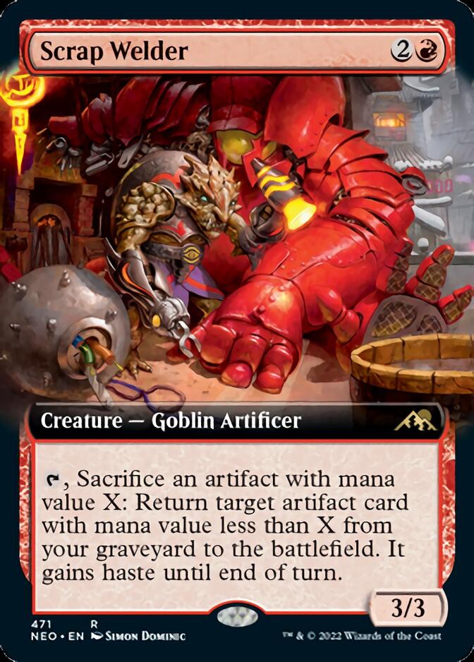 Scrap Welder (Extended) [Kamigawa: Neon Dynasty] | Game Haven TX