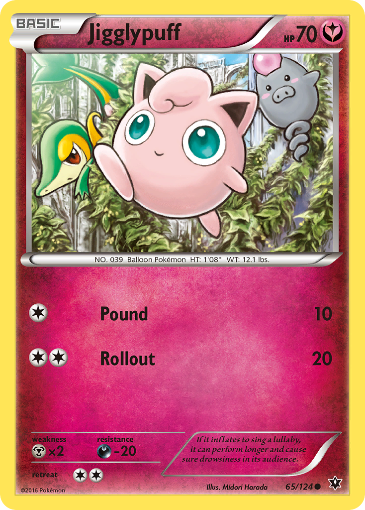 Jigglypuff (65/124) [XY: Fates Collide] | Game Haven TX