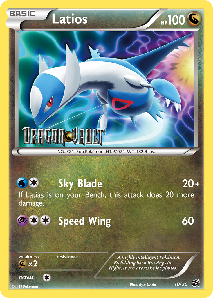 Latios (10/20) [Black & White: Dragon Vault] | Game Haven TX
