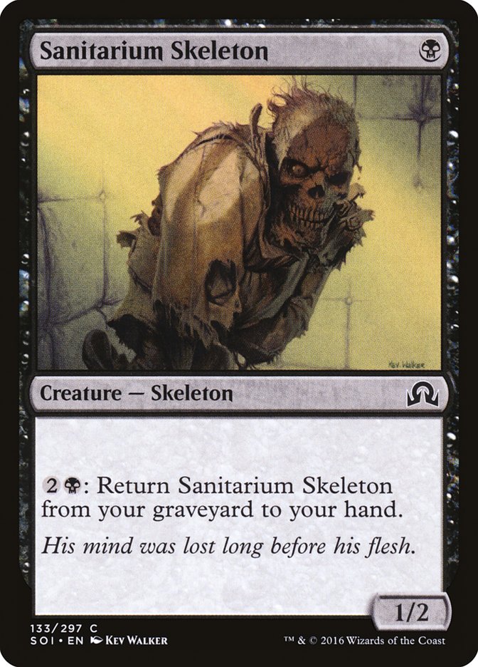 Sanitarium Skeleton [Shadows over Innistrad] | Game Haven TX