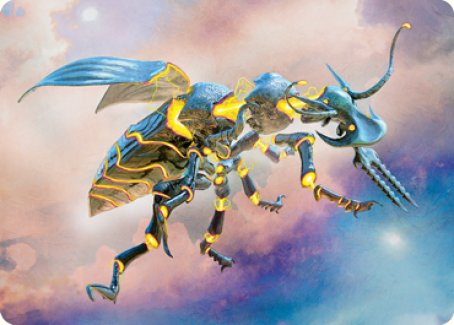 Zabaz, the Glimmerwasp Art Card [Modern Horizons 2 Art Series] | Game Haven TX