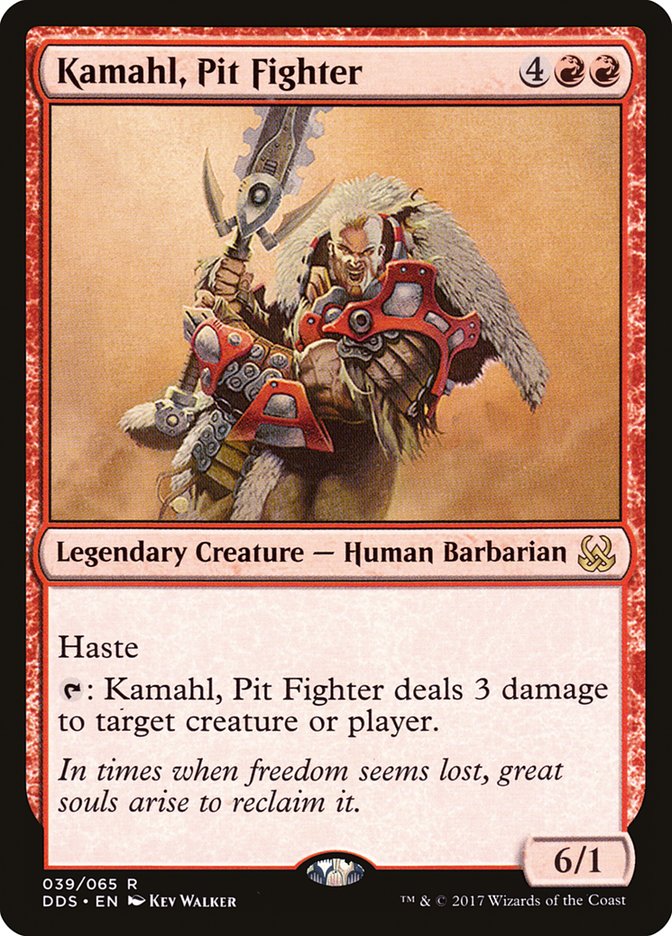 Kamahl, Pit Fighter [Duel Decks: Mind vs. Might] | Game Haven TX