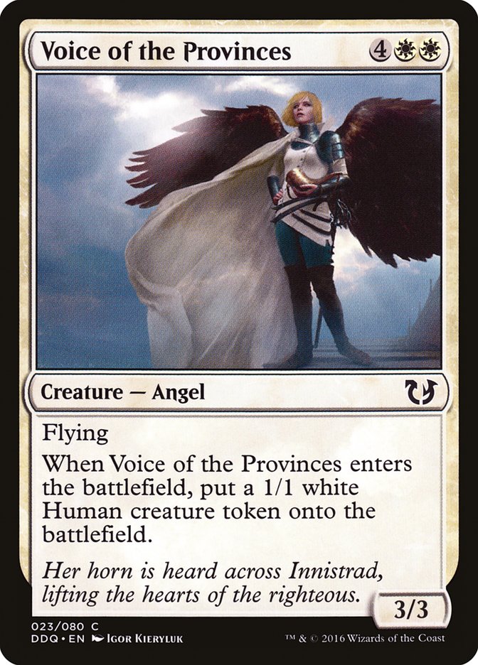 Voice of the Provinces [Duel Decks: Blessed vs. Cursed] | Game Haven TX