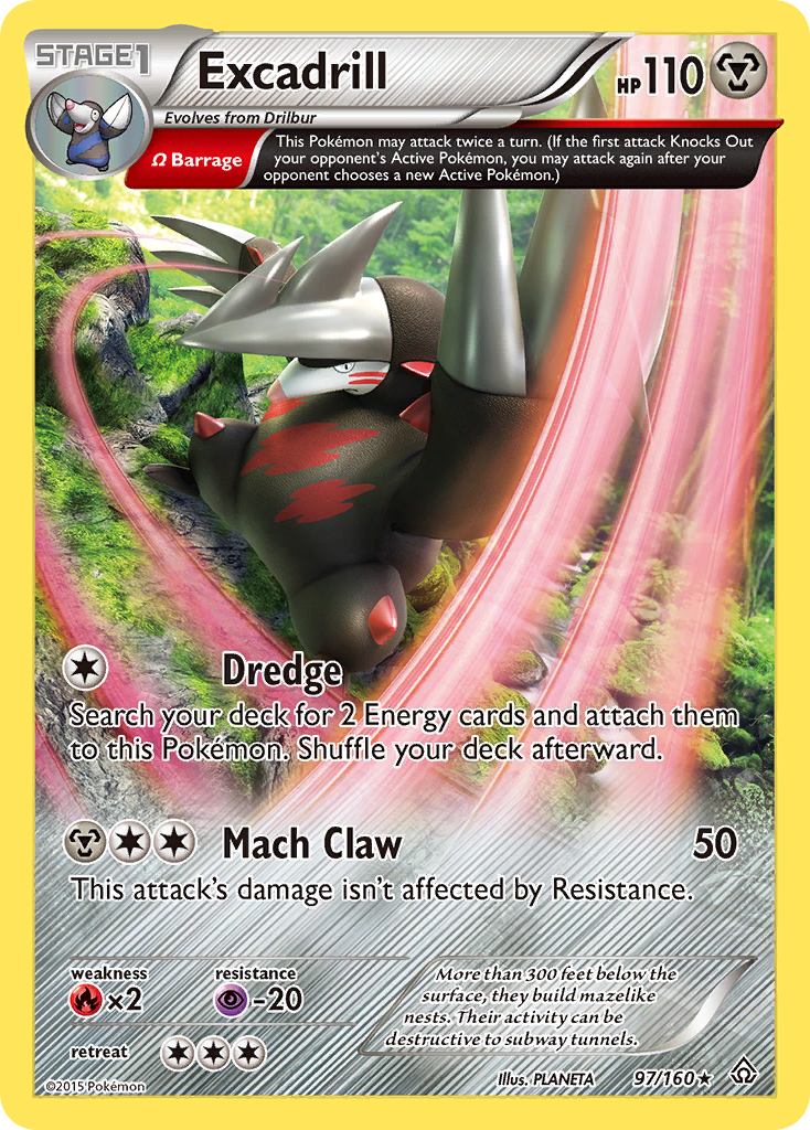 Excadrill (97/160) [XY: Primal Clash] | Game Haven TX