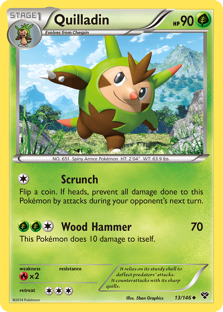 Quilladin (13/146) [XY: Base Set] | Game Haven TX