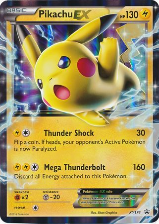 Pikachu EX (XY174) (Jumbo Card) [XY: Black Star Promos] | Game Haven TX