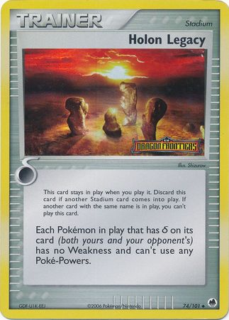 Holon Legacy (74/101) (Stamped) [EX: Dragon Frontiers] | Game Haven TX