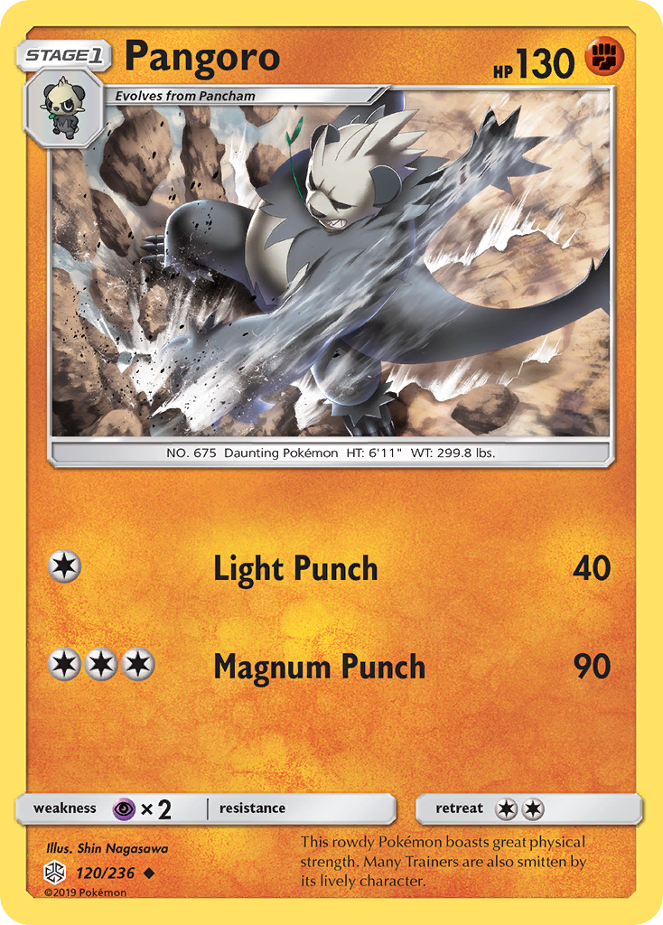 Pangoro (120/236) [Sun & Moon: Cosmic Eclipse] | Game Haven TX