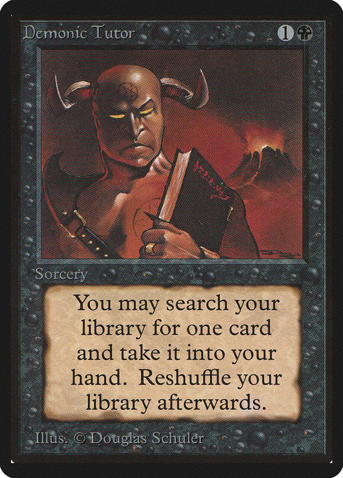 Demonic Tutor [Limited Edition Beta] | Game Haven TX