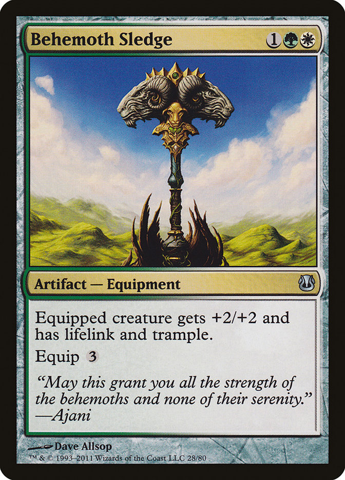 Behemoth Sledge [Duel Decks: Ajani vs. Nicol Bolas] | Game Haven TX