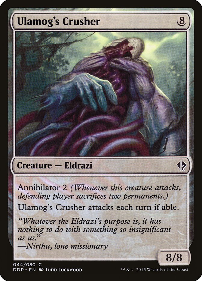 Ulamog's Crusher [Duel Decks: Zendikar vs. Eldrazi] | Game Haven TX