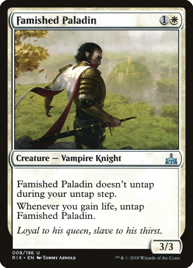 Famished Paladin [Rivals of Ixalan] | Game Haven TX