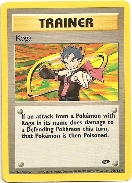 Koga (106/132) [Gym Challenge Unlimited] | Game Haven TX