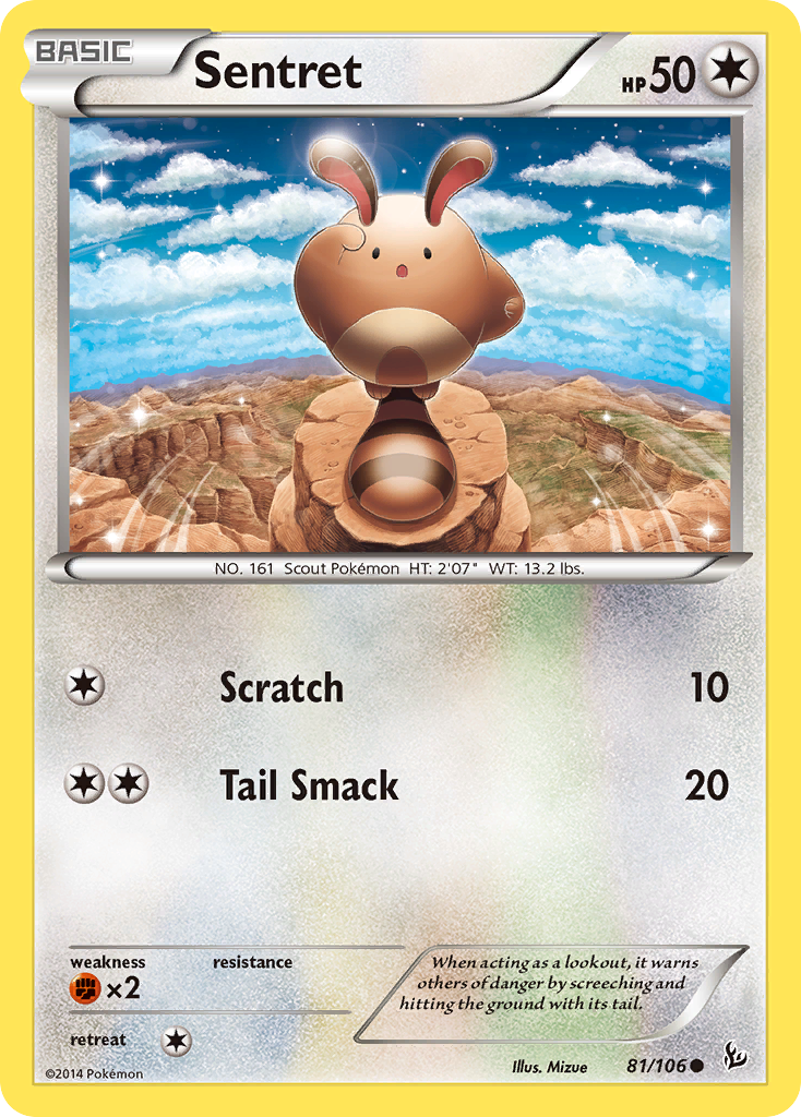 Sentret (81/106) [XY: Flashfire] | Game Haven TX