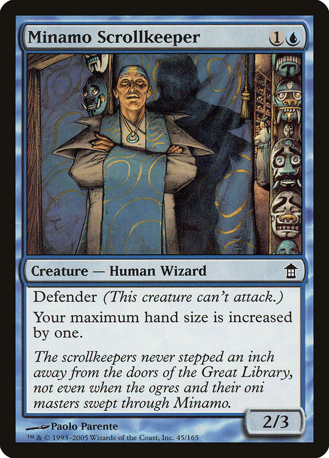 Minamo Scrollkeeper [Saviors of Kamigawa] | Game Haven TX