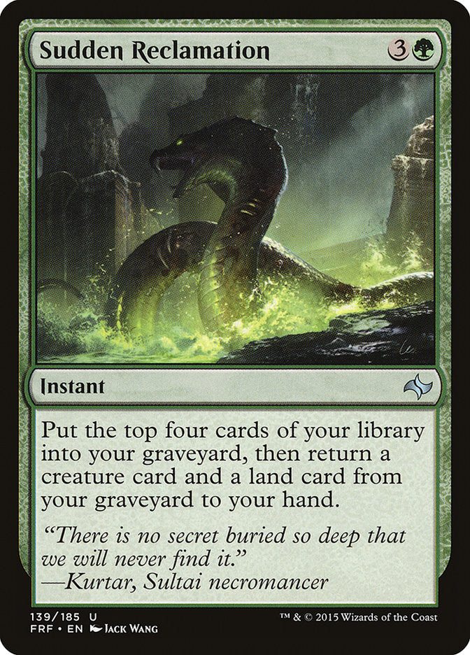 Sudden Reclamation [Fate Reforged] | Game Haven TX