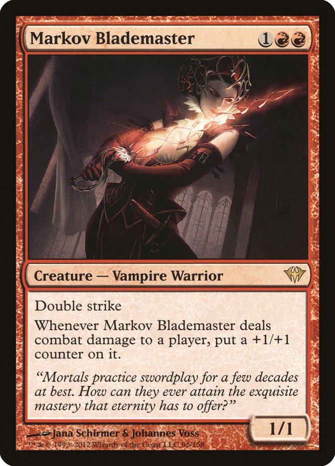 Markov Blademaster [Dark Ascension] | Game Haven TX
