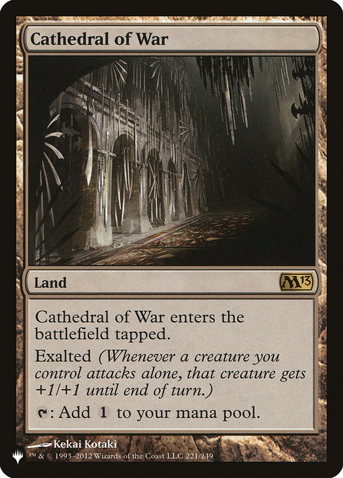 Cathedral of War [The List] | Game Haven TX