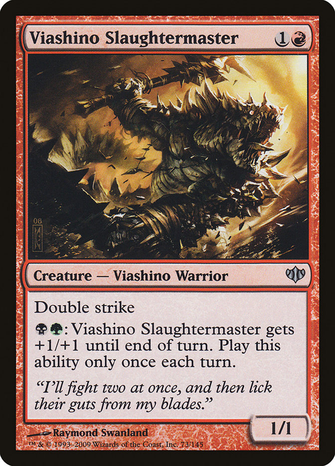 Viashino Slaughtermaster [Conflux] | Game Haven TX