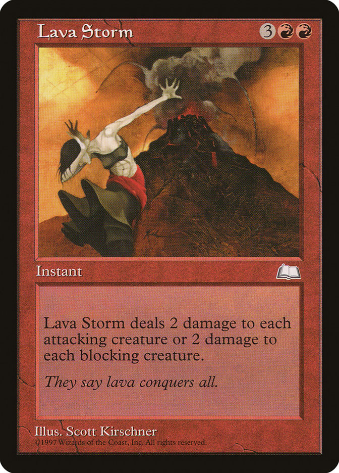 Lava Storm [Weatherlight] | Game Haven TX