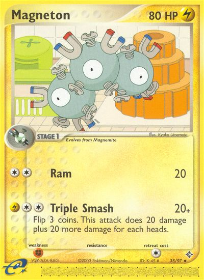 Magneton (35/97) [EX: Dragon] | Game Haven TX