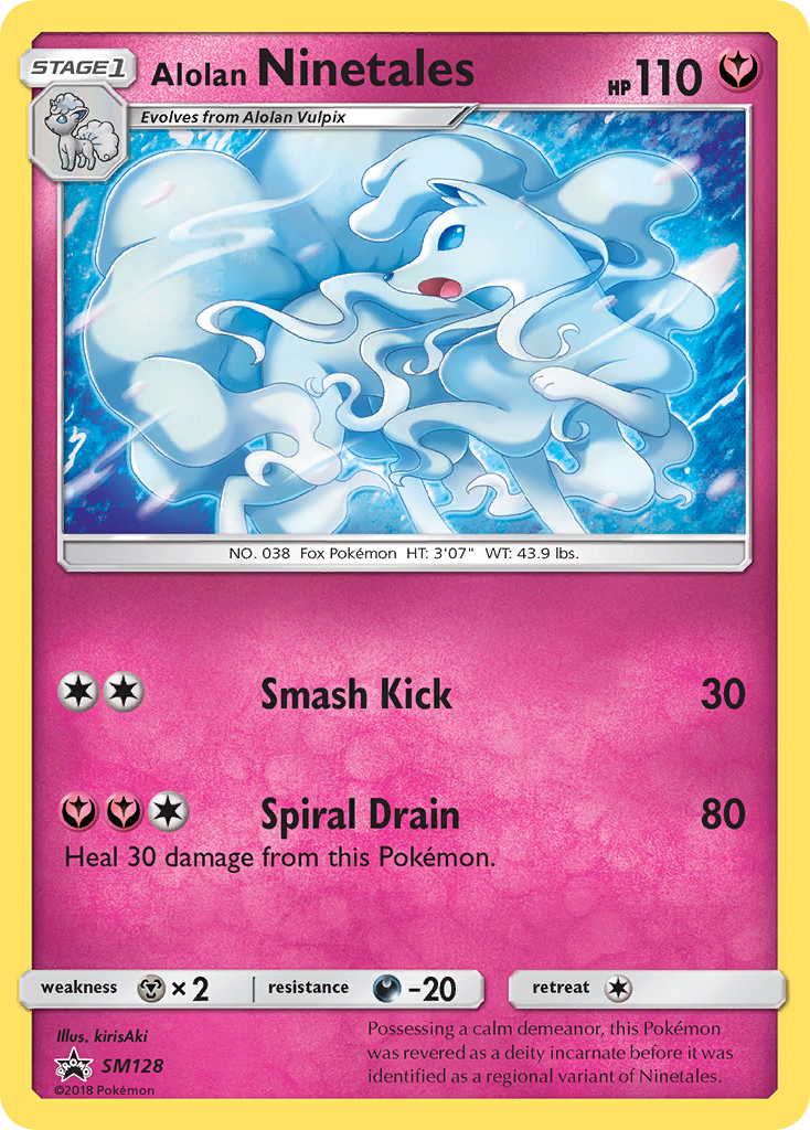 Alolan Ninetales (SM128) [Sun & Moon: Black Star Promos] | Game Haven TX
