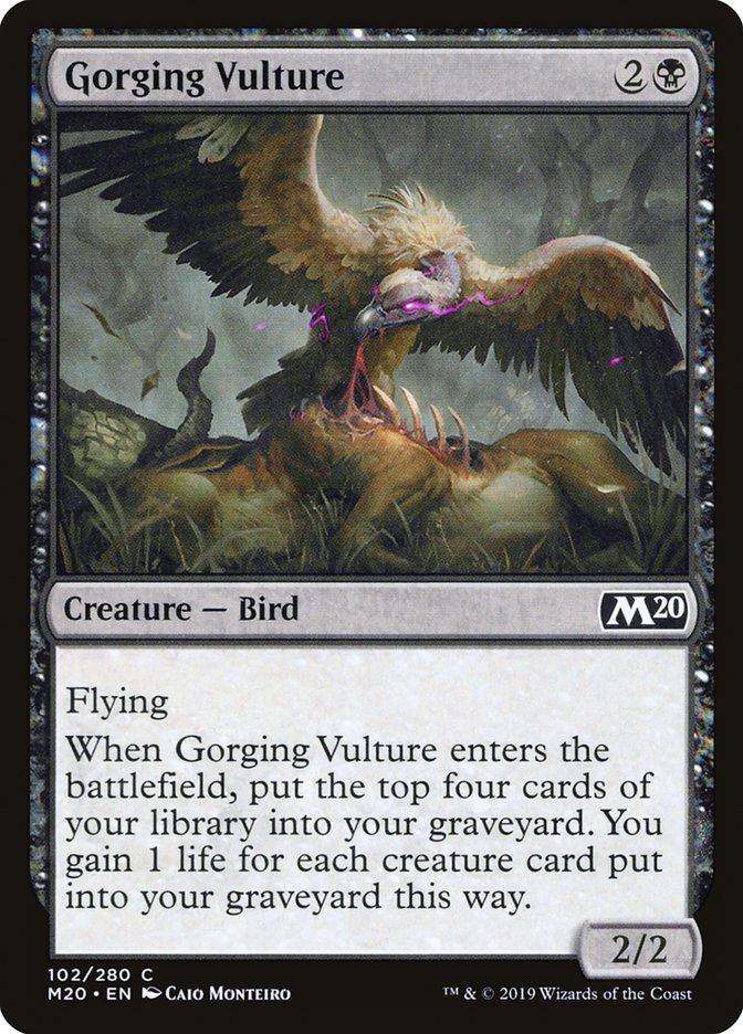 Gorging Vulture [Core Set 2020] | Game Haven TX
