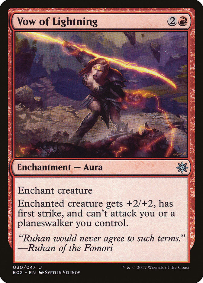 Vow of Lightning [Explorers of Ixalan] | Game Haven TX