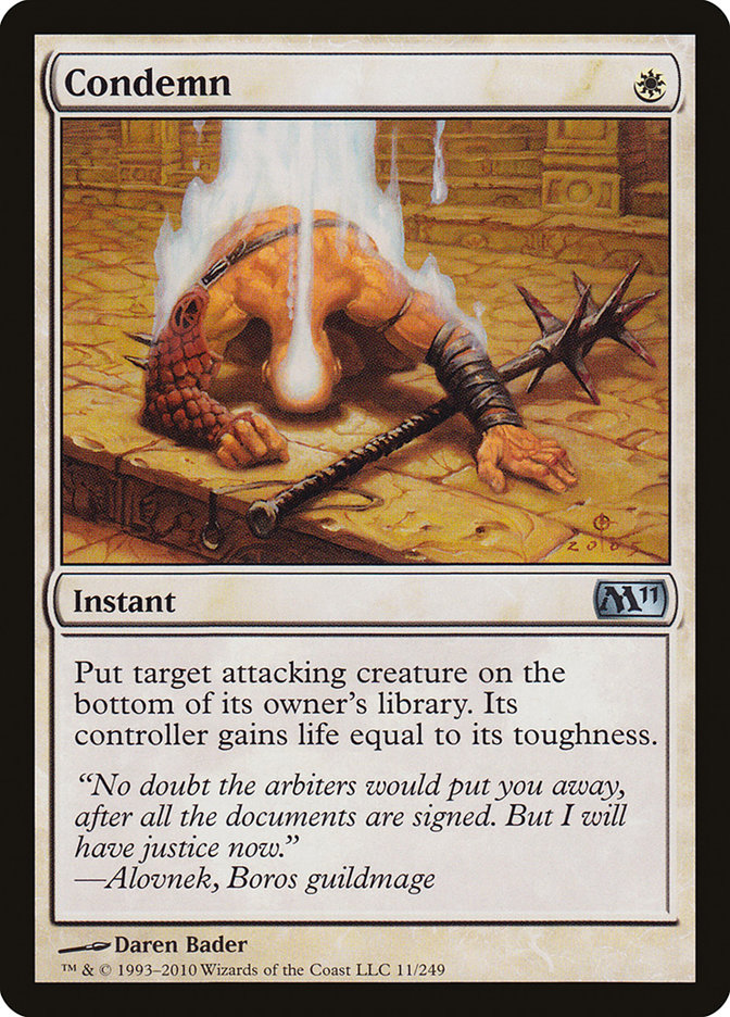 Condemn [Magic 2011] | Game Haven TX