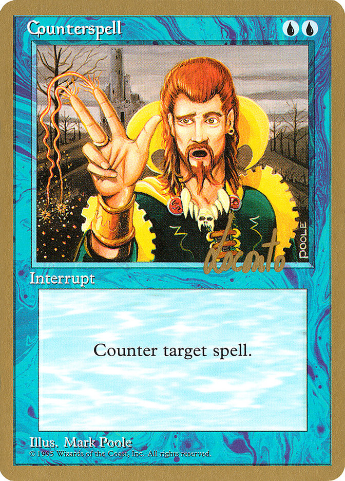 Counterspell (Michael Loconto) [Pro Tour Collector Set] | Game Haven TX