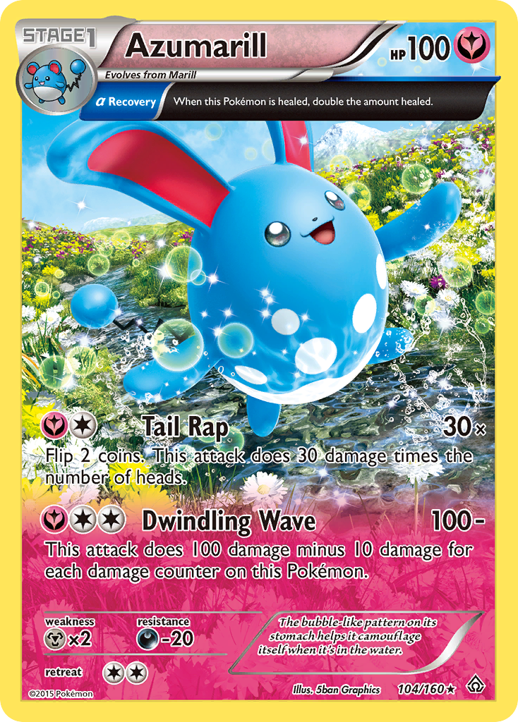 Azumarill (104/160) [XY: Primal Clash] | Game Haven TX