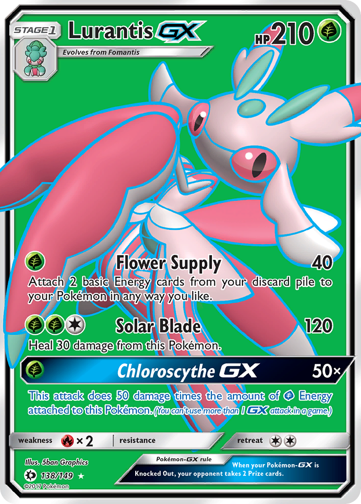 Lurantis GX (138/149) [Sun & Moon: Base Set] | Game Haven TX