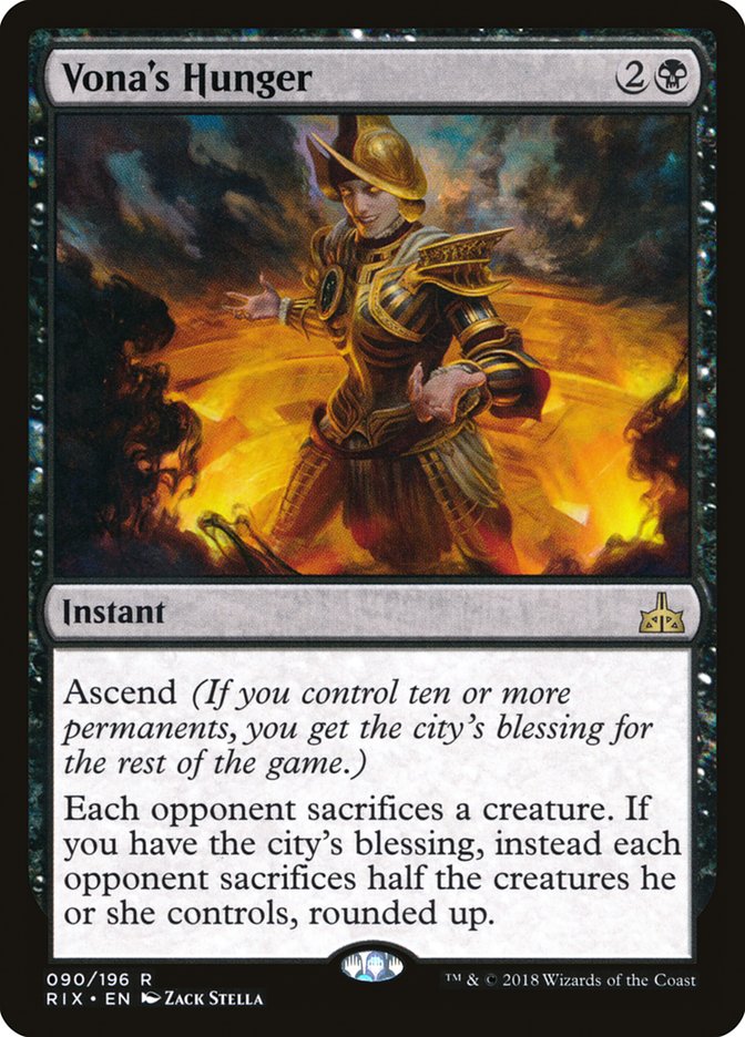 Vona's Hunger [Rivals of Ixalan] | Game Haven TX