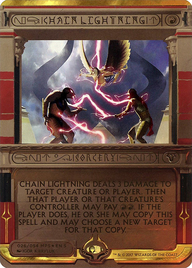 Chain Lightning [Amonkhet Invocations] | Game Haven TX