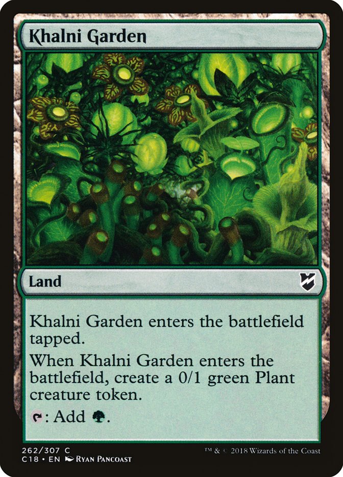 Khalni Garden [Commander 2018] | Game Haven TX
