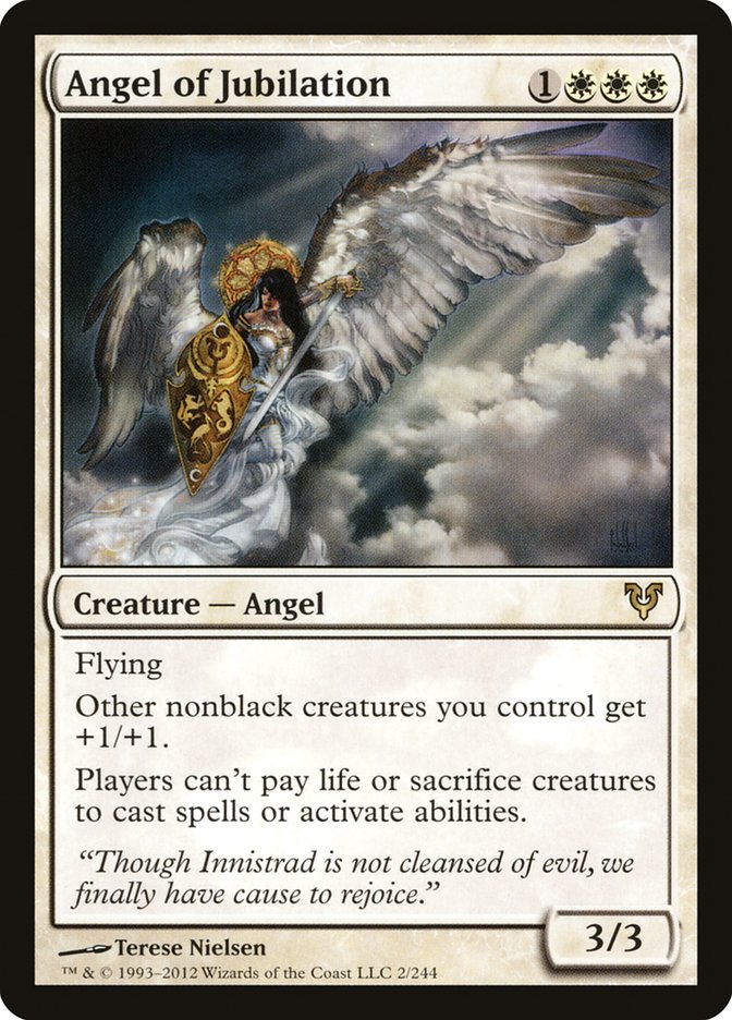 Angel of Jubilation [Avacyn Restored] | Game Haven TX