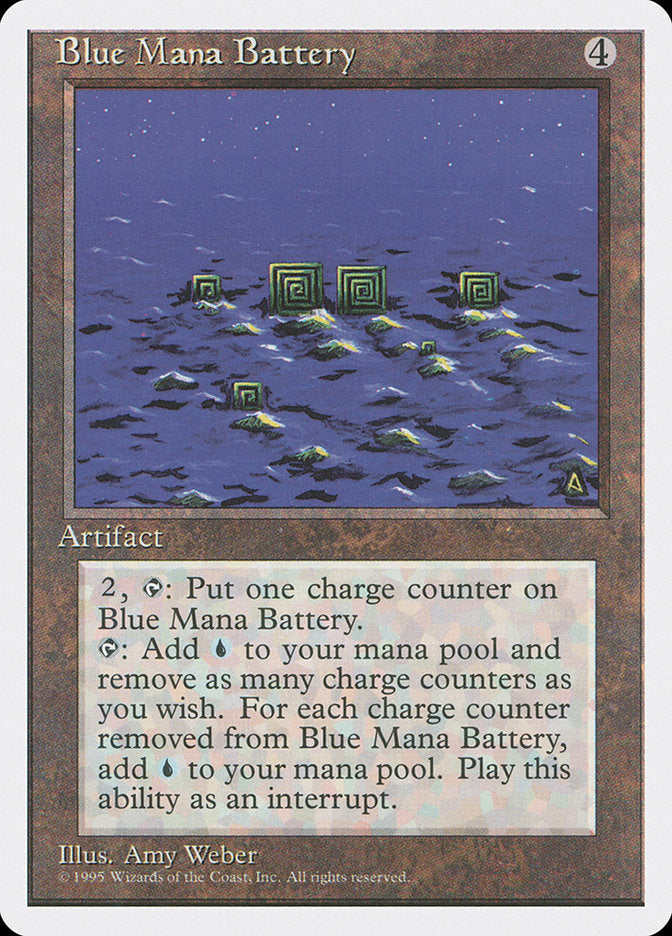 Blue Mana Battery [Fourth Edition] | Game Haven TX