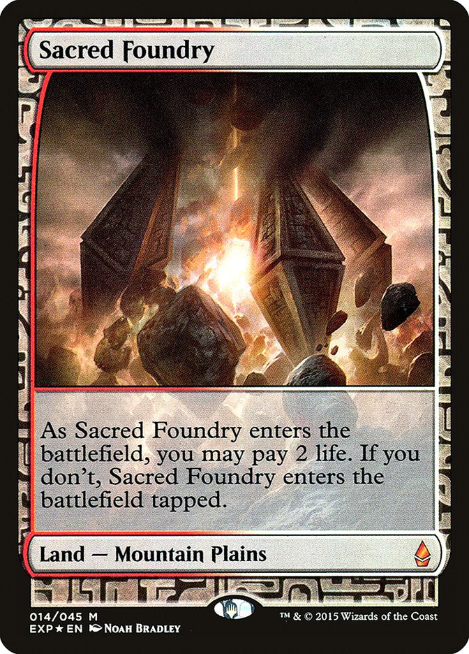 Sacred Foundry [Zendikar Expeditions] | Game Haven TX