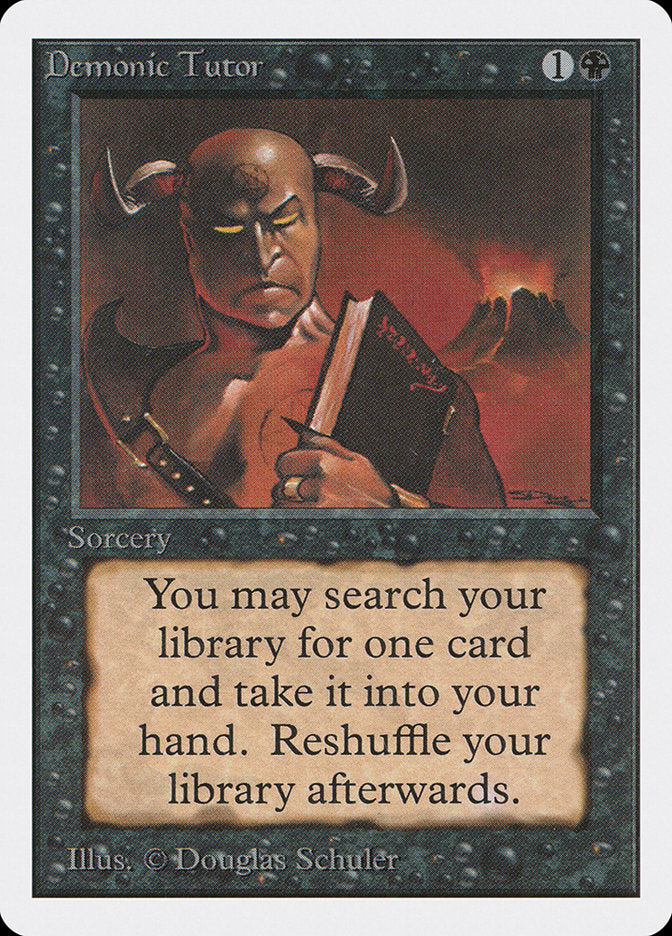 Demonic Tutor [Unlimited Edition] | Game Haven TX