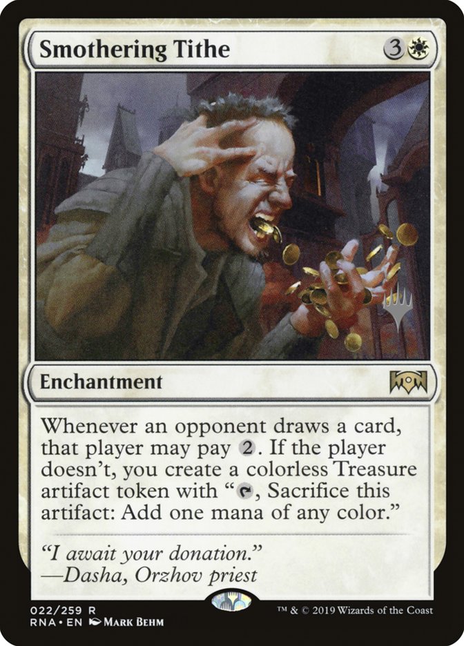 Smothering Tithe [Ravnica Allegiance Promos] | Game Haven TX