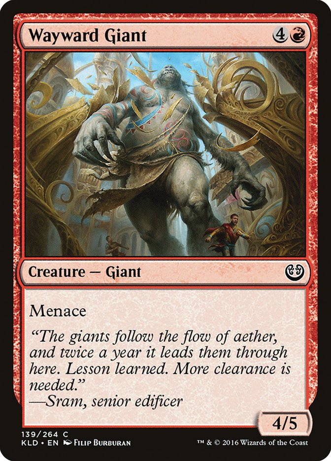 Wayward Giant [Kaladesh] | Game Haven TX