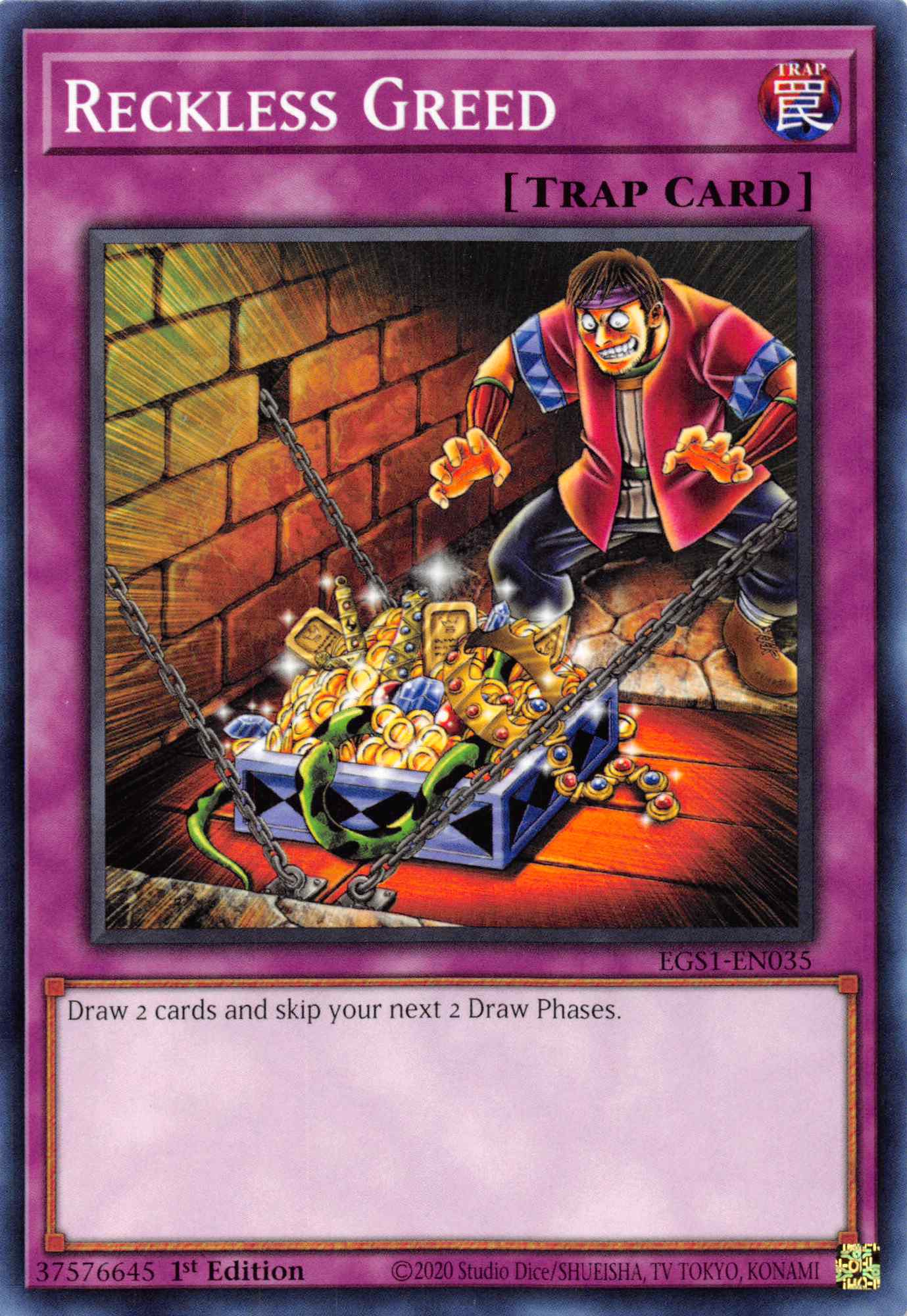 Reckless Greed [EGS1-EN035] null | Game Haven TX