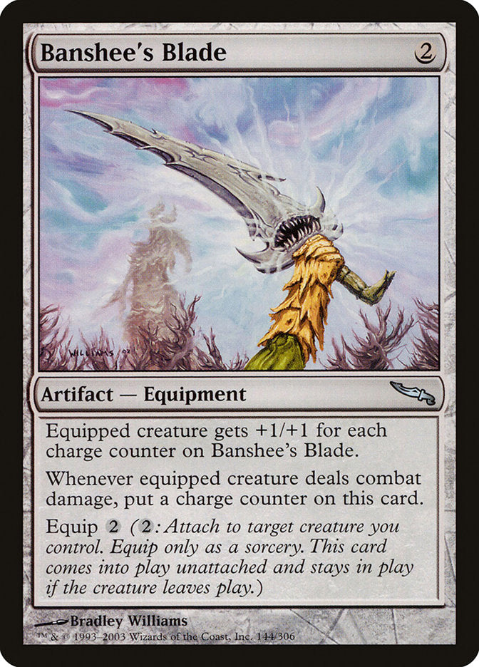 Banshee's Blade [Mirrodin] | Game Haven TX