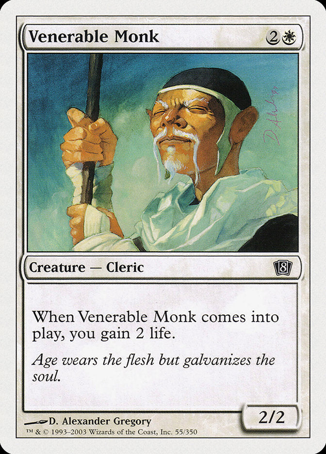 Venerable Monk [Eighth Edition] | Game Haven TX
