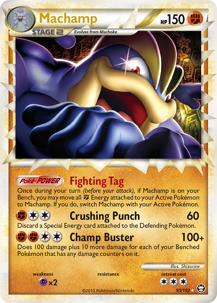 Machamp (95/102) [HeartGold & SoulSilver: Triumphant] | Game Haven TX