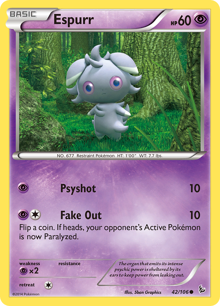 Espurr (42/106) [XY: Flashfire] | Game Haven TX