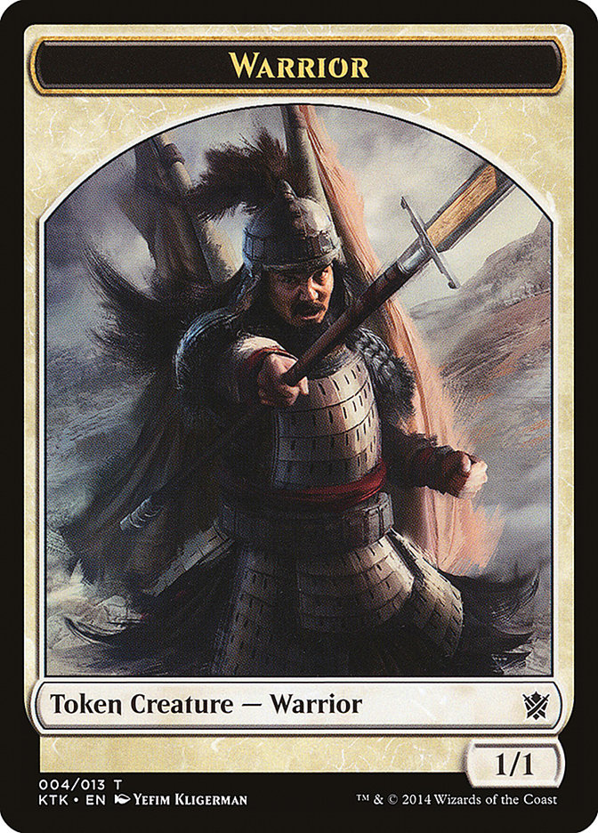 Warrior (004/013) [Khans of Tarkir Tokens] | Game Haven TX