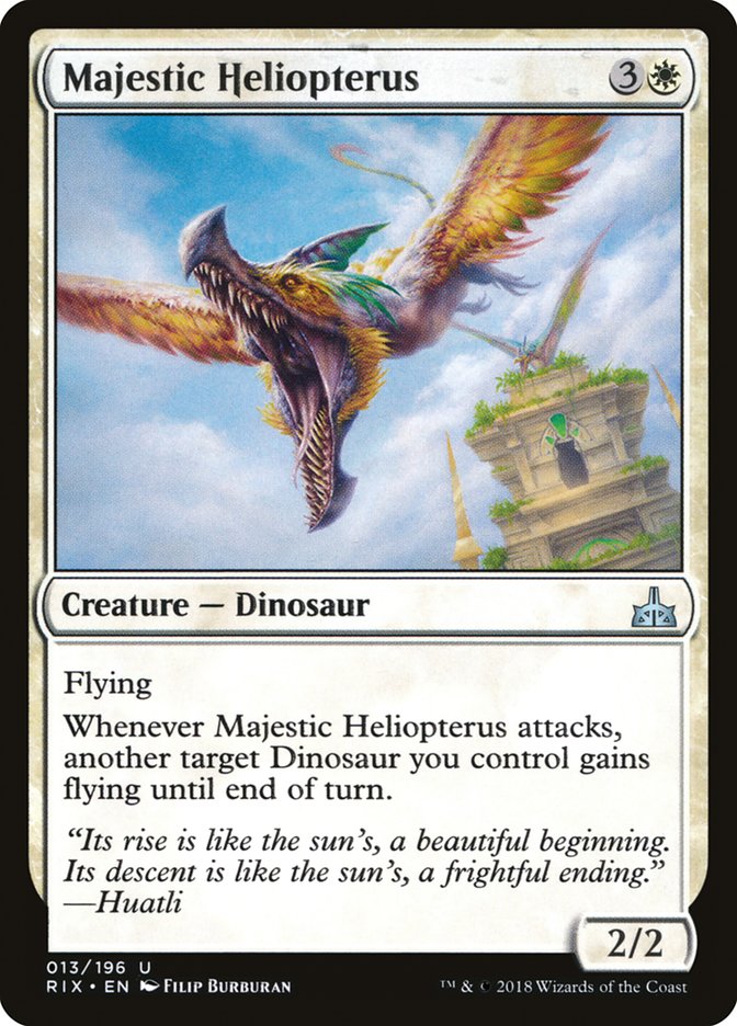 Majestic Heliopterus [Rivals of Ixalan] | Game Haven TX