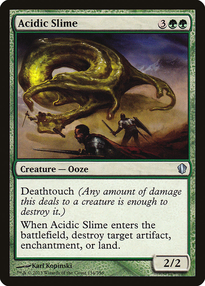 Acidic Slime [Commander 2013] | Game Haven TX