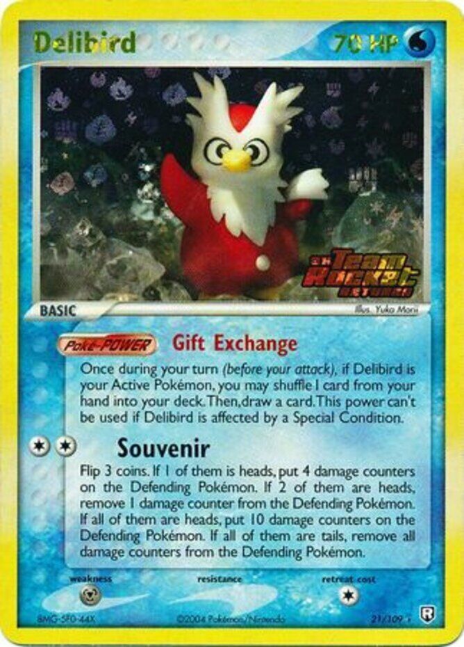 Delibird (21/109) (Stamped) [EX: Team Rocket Returns] | Game Haven TX